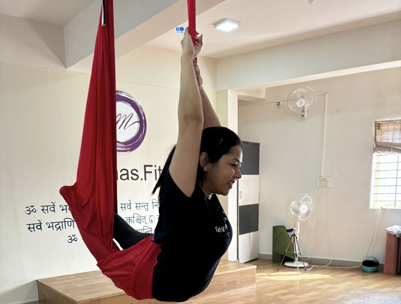 Aerial Yoga at Manas.Fit